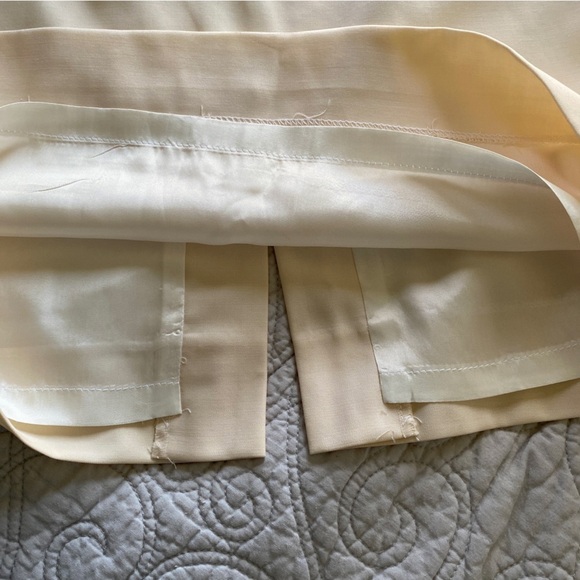 ESCADA Wool Elegant Cream Pencil Skirt 38/8 - Picture 11 of 11